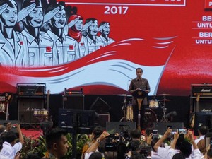 Paparkan Prestasi ke Projo, Jokowi: Jangan Sampai Diklaim yang Lain