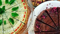 Kale kafe di Bath, Inggris, menyajikan tiga hidangan cake yang memiliki ciri khas tersendiri. Hidangan ini disebut juga dengan devil’s food cake, key lime pie, dan carrot. Foto: Istimewa
