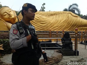 Imbas Krisis Rakhine, Vihara Mojopahit di Mojokerto Dijaga Polisi