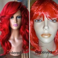 Di fotonya, wig tersebut tampak seperti rambut asli. Setelah sampai, Anda bisa bayangkan betapa sedihnya si pemesan.