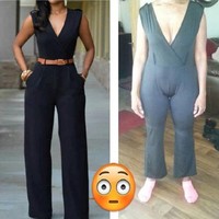 Baju yang tidak dicoba memang rentan tidak pas dan jauh dari ekspektasi. Contohnya seperti ini.