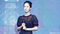 Kehadiran Song Ji Hyo tak kalah bikin heboh fans di Indonesia. (Foto: Song Ji Hyo (Ismail/detikHOT)