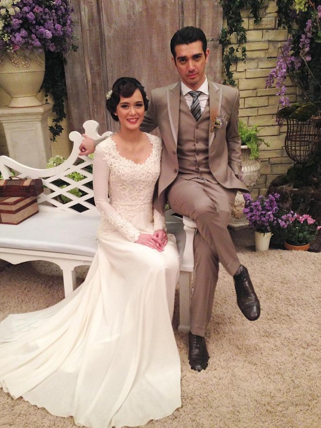 Renata resmi menikah dengan Fachri Albar pada 12 juni 2014. Foto: Instagram