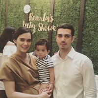 Anak pertama Fachri dan Renata yang diberi nama River Syech Albar lahir pada 21 Novembar 2014. Foto: Instagram