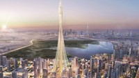 Bangunan yang akan menjadi gedung tertinggi di dunia ini ditargetkan selesai pembangunannya pada tahun 2020. (Inhabitat)