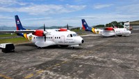 Pesawat CN235 yang dibeli Korea Selatan untuk armada Korean Cost Guard. (Dok. PTDI)