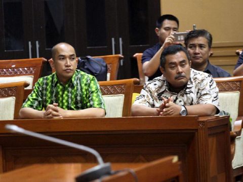 2 jaksa yang terjaring OTT di Pamekasan turut hadir dalam rapat dengan Komisi III DPR