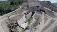 Pembangunan Bendungan Logung di Kudus Jawa Tengah dimulai 2015 ditargetkan selesai tahun 2018. (Dok Kementerian PUPR)