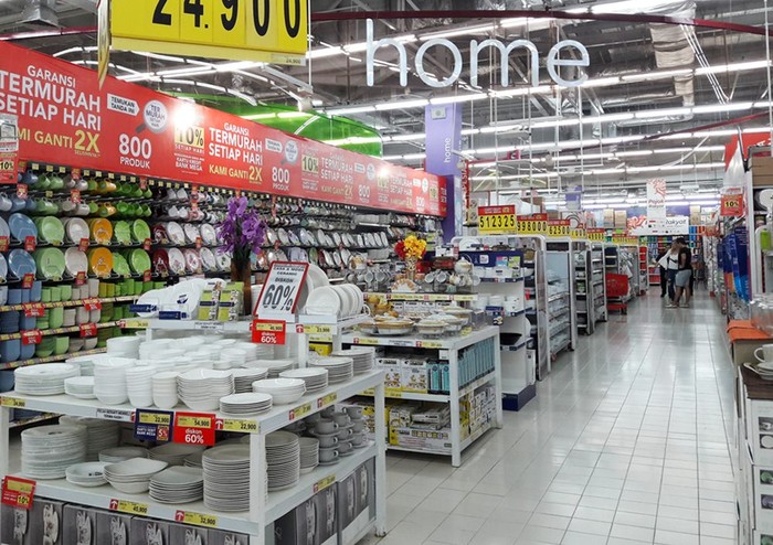 Transmart dan Carrefour Gelar Diskon Alat Makan Sampai 70%