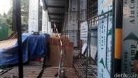 Saat ini pembangunan stasiun terus dikebut.
