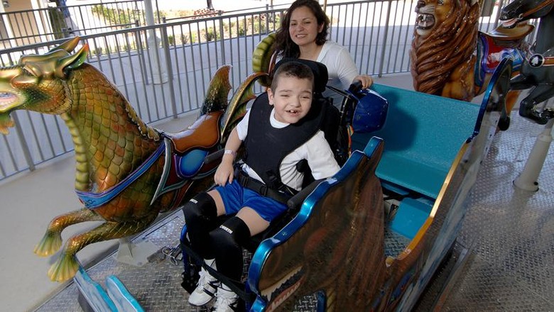 Wahana di Morgans Wonderland (dok Morgans Wonderland) Wahana di Morgans Wonderland (dok Morgans Wonderland)