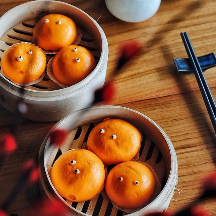  Resep  Dim Sum  Steamed Custard Bun with Egg Yolk