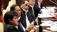 Budi Karya Sumadi dan Komisi V DPR rapat membahas Rencana Kerja dan Anggaran Kemenhub dalam nota Keuangan RAPBN Tahun anggaran 2018.