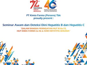 Kimia Farma Gelar Skrining Hepatitis Gratis untuk Masyarakat