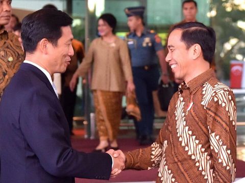 Jokowi di Singapura