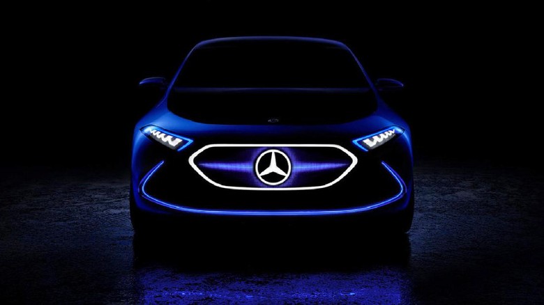 Mobil listrik Mercedes-Benz Foto: Pool (Top Gear) Mobil listrik Mercedes-Benz Foto: Pool (Top Gear)