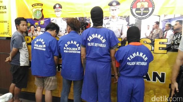 31 Preman Ditangkap di Jaksel, 8 Orang Langsung Ditahan