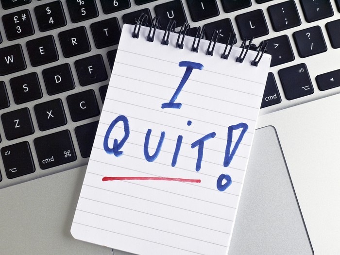 Ilustrasi resign dari pekerjaan. Foto: Thinkstock Ilustrasi resign dari pekerjaan. Foto: Thinkstock