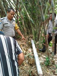 Roket Kemhan Jatuh di Rumpin Bogor
