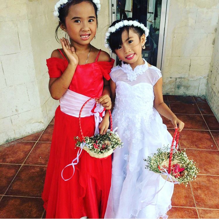 Foto: Cute! Saat si Kecil Jadi Bridesmaid