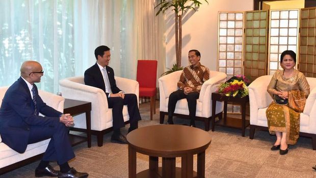 Jokowi di Singapura