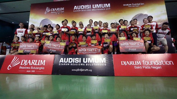 139 Pebulutangkis Akan Memperebutkan Beasiswa di Final Audisi PB Djarum