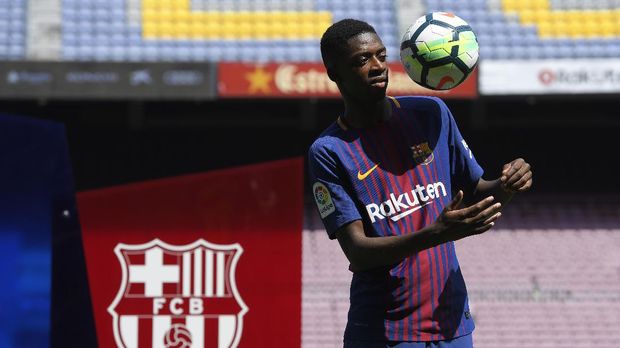 Ousmane Dembele harus istirahat selama enam bulan. (