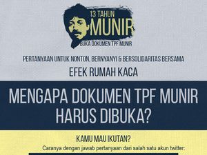 Malam Ini Sejumlah Musisi Melagu untuk Munir