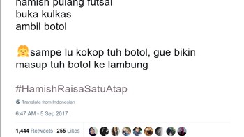Masa Raisa galak gini... (Foto: Screenshot Twitter)