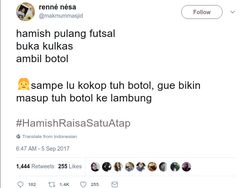 Cuitan Kocak Netizen #HamishRaisaSatuAtap