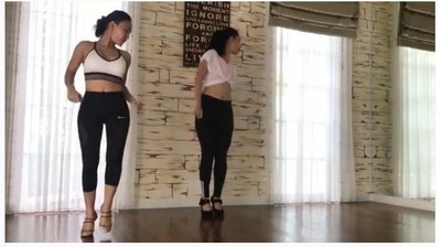 Olahraga dengan High Heels? Bisa Kok, Yuni Shara Buktinya