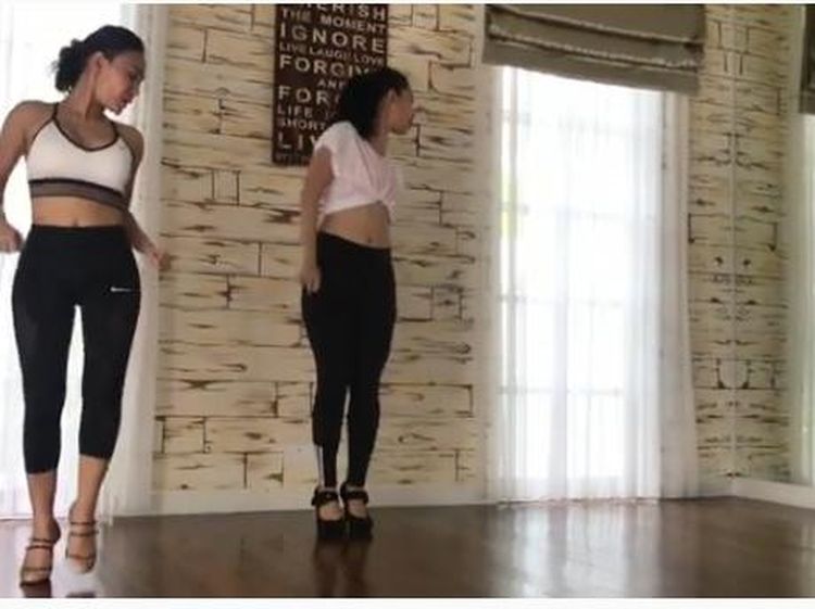 Olahraga dengan High Heels? Bisa Kok, Yuni Shara Buktinya