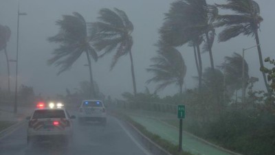Foto: Puerto Rico Saat Kena Badai Irma