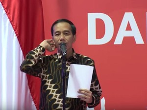 Saat Jokowi Buka Rahasia Kebugaran di Depan Para Pengusaha