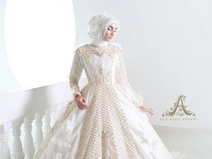 8 Inspirasi Gaun Pengantin Muslimah dari Artis hingga Selebgram