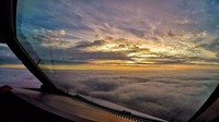 Sunrise mungkin tidak pernah seindah dari balik kokpit (@ashthepilot_/Instagram)