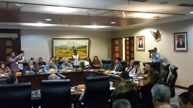 Diskusi 'Bhinneka Tunggal Ika Penghuni Rumah NKRI' yang dihelat Kantor Staf Presiden di Gedung Bina Graha.