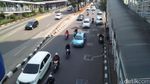 Pemotor yang Tetap Bebas di Jalan Sudirman