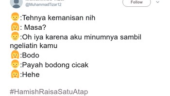 Gombal-gombalan. (Foto: Screenshot Twitter)