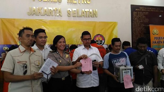 Polres Jaksel Tangkap 41 Preman, 10 Orang Langsung Ditahan