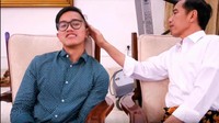 Soal rambut, Jokowi memang terlihat concern. Dalam vlog, Jokowi pernah mengomentari gaya rambut Kaesang. Foto: Screenshot YouTube