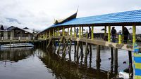 Cuma Di Tempat Ini, Jembatan Terbuat Dari Batu Bacan