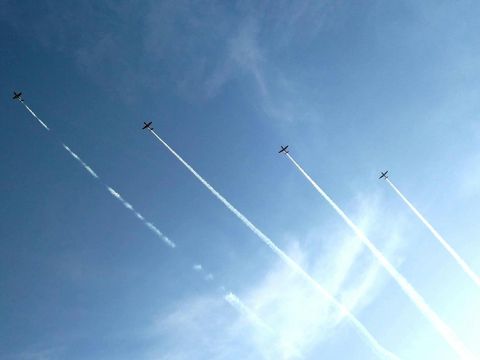 atraksi Jupiter Akrobat Team TNI AU