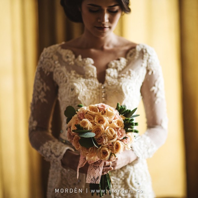 Kebaya pengantin Sabai Dieter. Foto: Dok. Instagram