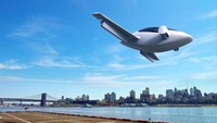 Lilium juga sudah merekrut para profesional jebolan Airbus, Rolls Royce, dan Tesla. Mobil lain yang sudah didesain oleh Lilium adalah taksi udara yang bisa melesat hingga 300 km jam. (Inhabitat)
