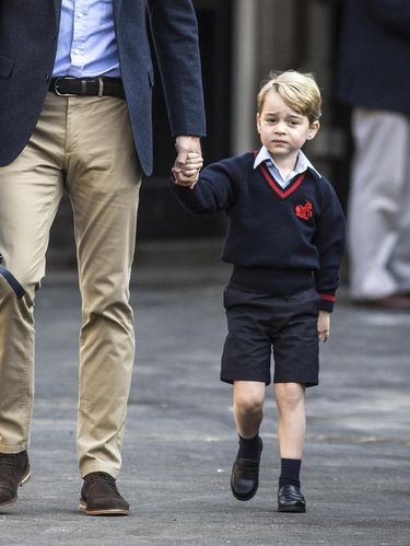 Foto: Bedanya Pangeran William dan Pangeran George di Hari Pertama Sekolah