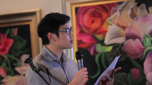 Sean membacakan surat cinta Ahok untuk Vero di HUT Pernikahan ke-20