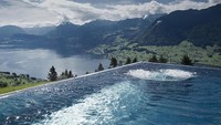 Adalah Hotel Villa Honegg, boutique hotel yang terletak di Ennetburgen, Swiss (booking.com)