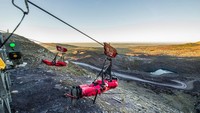 Lintasan flying fox baru di Kota London terinspirasi dari Zip World Wales, Inggris. Flying Fox ini diklaim menjadi yang tercepat di dunia dan terpanjang di Eropa (Dok. CNN Travel)