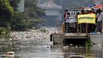 Penampakan Kotor dan Joroknya Sungai di Manila